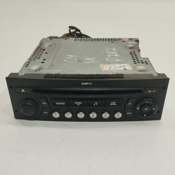 Rádio Cd Player Original Citroen C4 2009 2010 2011 Q443