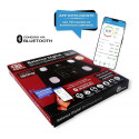 Balança Bioimpedância Digital Corporal Aplicativo Bluetooth Cor Preto
