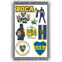 38 Tatuagens Tattoo Temporárias Futebol Boca Juniors