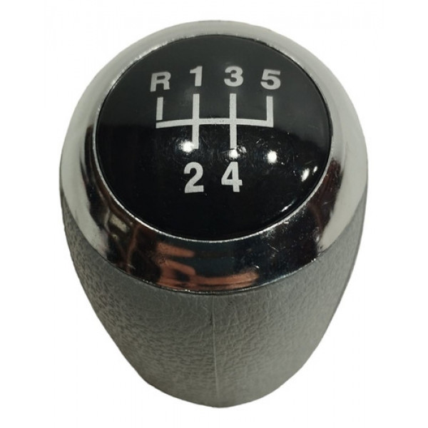 Bola De Câmbio Pressão Marcha Onix Prisma Cobalt Spin Sonic Cinza Com Aro Cromado