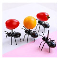 Kit 24 Formiga Decorativas Enfeite Decoração Espeto Petisco
