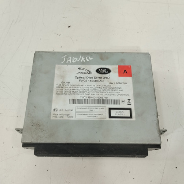 Leitor Módulo Cd Rádio Som Jaguar F-pace 2017 2020 Q596