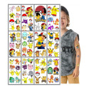 81 Tatuagens Tatoo Temporaria Infantil Pokemon Pikachu