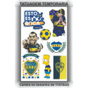 38 Tatuagens Tattoo Temporárias Futebol Boca Juniors