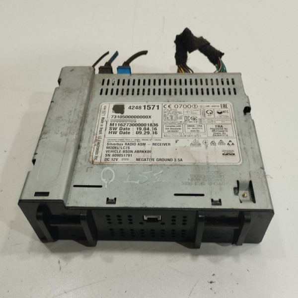 Módulo Rádio Cd Player Som Original Prisma 2017 Q462