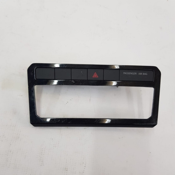 Moldura Do Painel C/ Botão Alerta Vw T-cross 1.0 2019 Uv383
