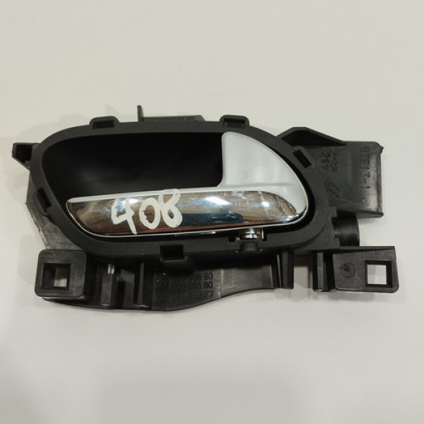 Maçaneta Interna Traseira Direita Peugeot 408 2012  14 Ab174