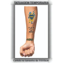 38 Tatuagens Tattoo Temporárias Futebol Boca Juniors
