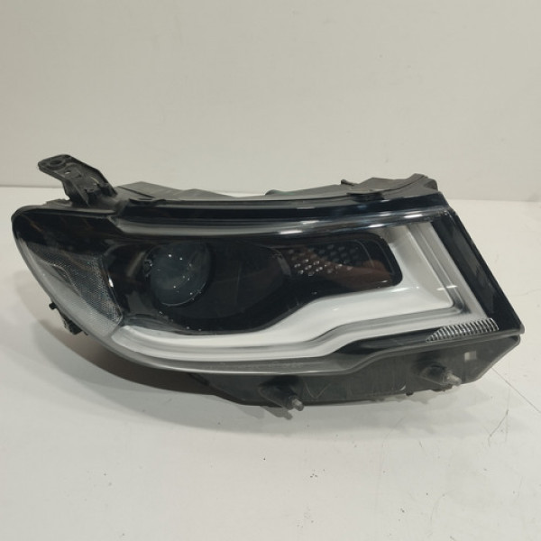 Farol Led Xenon Direito Jeep Compass 2017 2021 O260