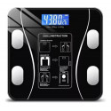 Balança Bioimpedância Digital Corporal Aplicativo Bluetooth Cor Preto