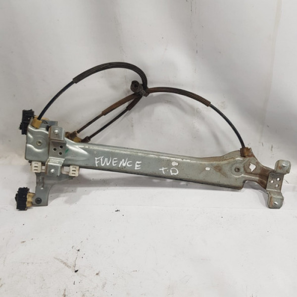 Máquina Vidro Traseira Direita Fluence 2010 A 2014 Ab641