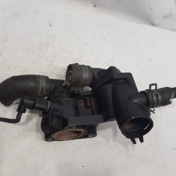 Carcaça Válvula Termostática Vw Fox 1.0 2012 V287 Com Avaria