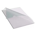 Pasta Em L Cristal A4 Para Guardar Papeis - Pac. 10 Und