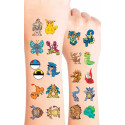 81 Tatuagens Tatoo Temporaria Infantil Pokemon Pikachu