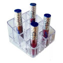 Suporte Organizador Porta Batom Para 16 Batons Acrílico Cristal